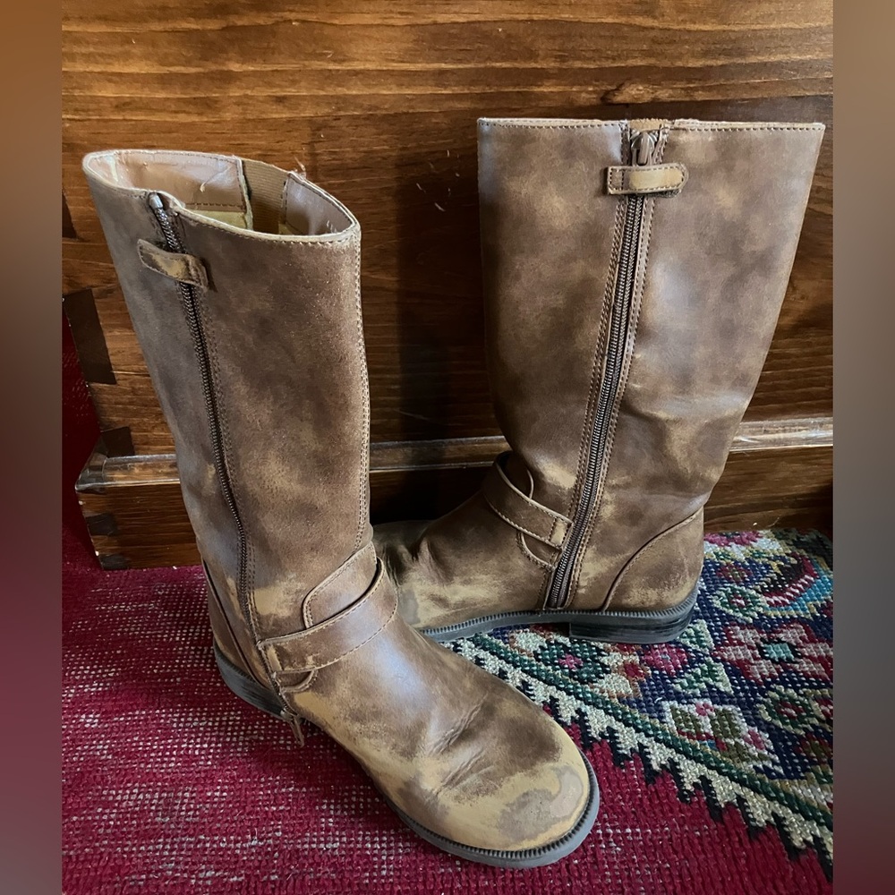 Cat & Jack brown Kids Boots